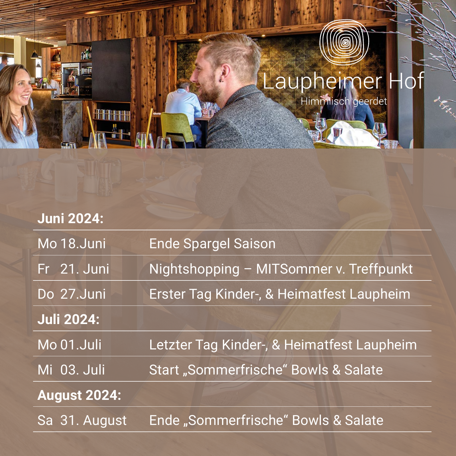 Vorschau Kulinarischer Kalender Maerz – August 2024 Seite 15